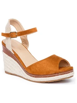 Sleehaksandalen camel