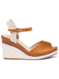 Sleehaksandalen camel