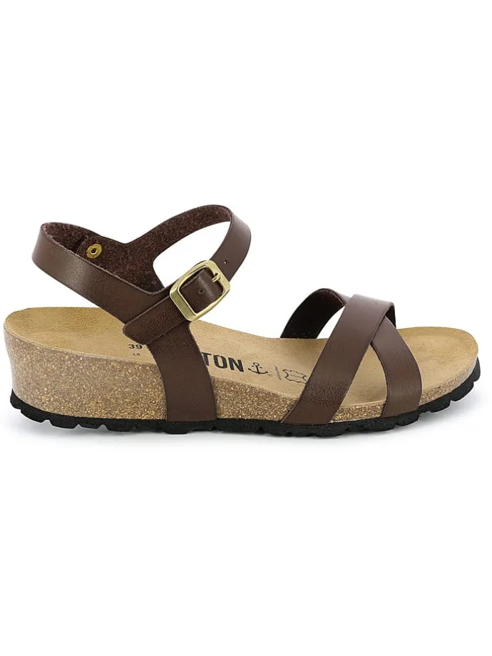 Sleehaksandalen "Canberra" bruin