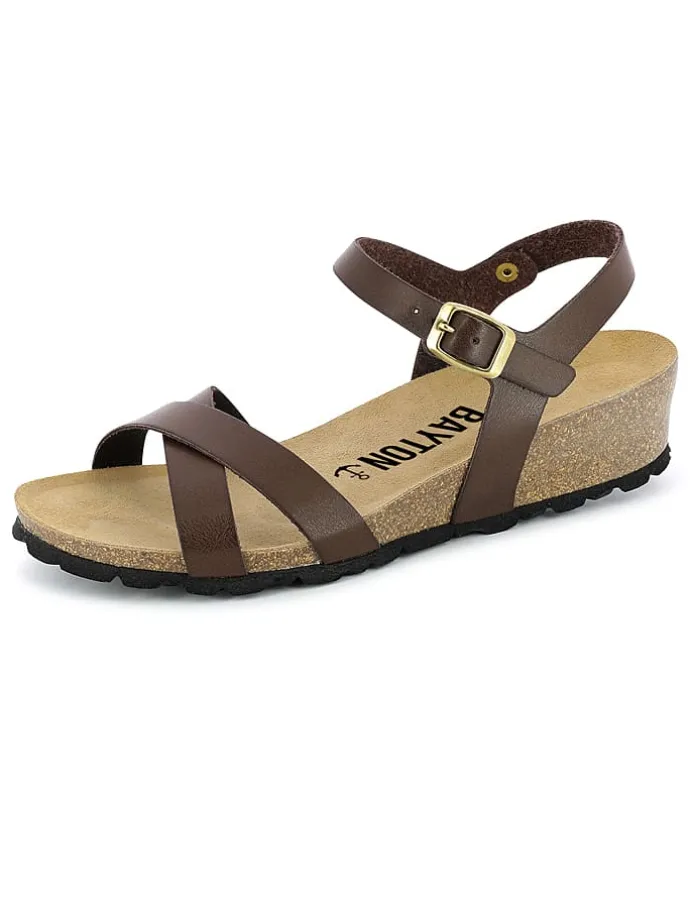 Sleehaksandalen "Canberra" bruin