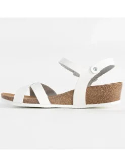 Sleehaksandalen "Canberra" wit