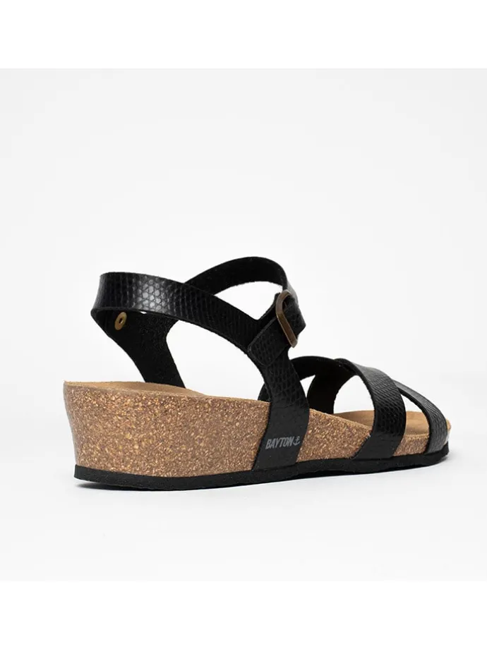 Sleehaksandalen "Canberra" zwart