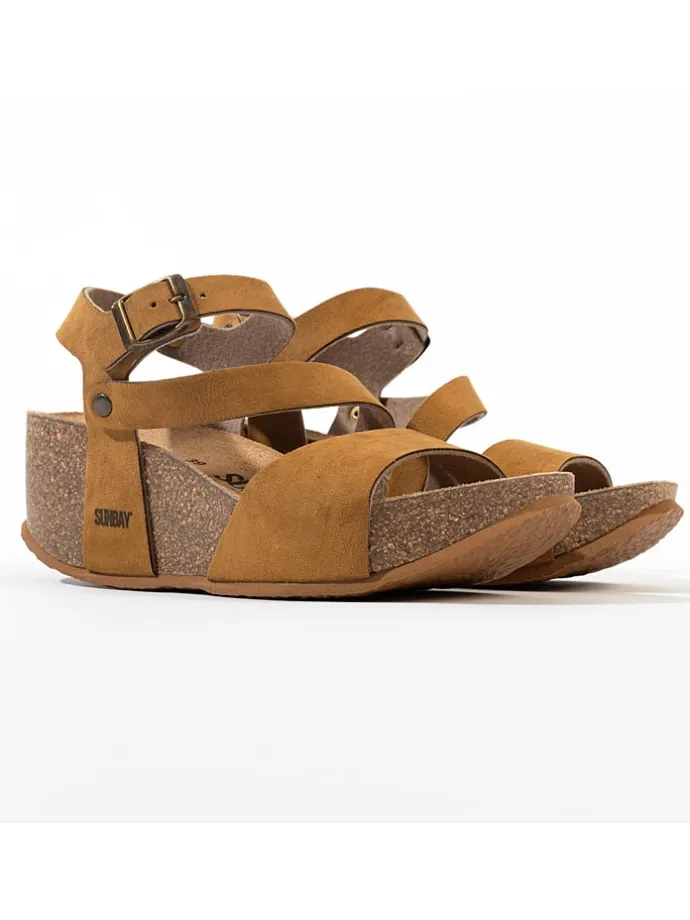 Sleehaksandalen "Cooma" lichtbruin