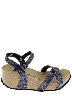 Sleehaksandalen donkerblauw