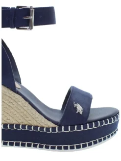 Sleehaksandalen donkerblauw
