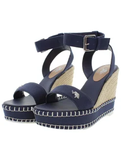 Sleehaksandalen donkerblauw
