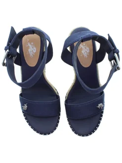 Sleehaksandalen donkerblauw