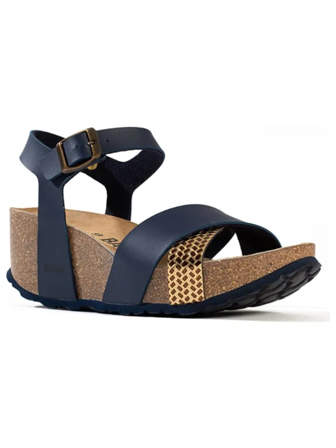 Sleehaksandalen "Genes" donkerblauw