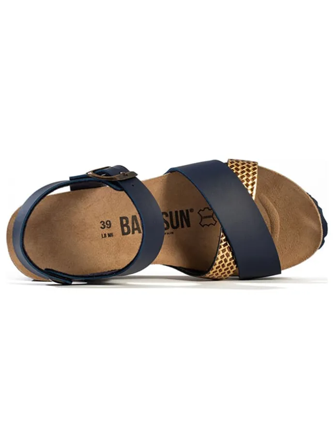 Sleehaksandalen "Genes" donkerblauw