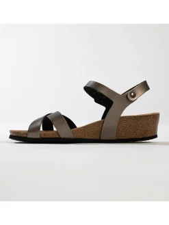 Sleehaksandalen grijs