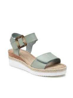 Sleehaksandalen groen