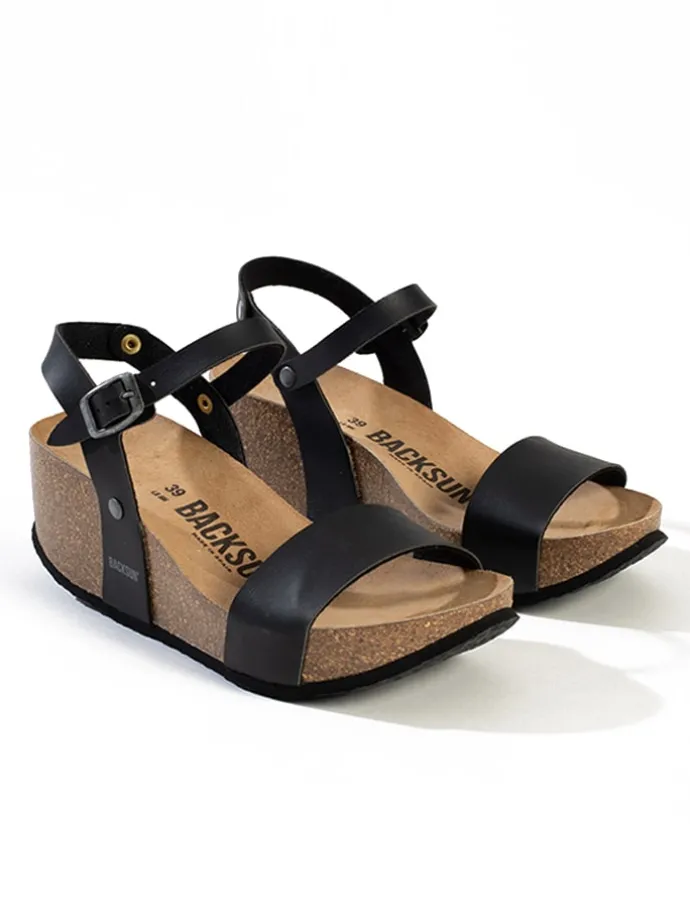 Sleehaksandalen "Hongkong" zwart