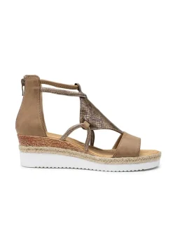 Sleehaksandalen kaki