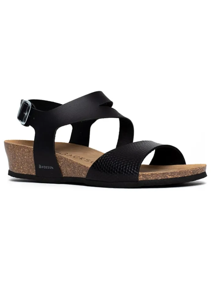 Sleehaksandalen "Lamezia" zwart
