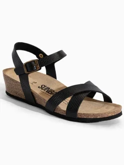 Sleehaksandalen "Lecheria" zwart
