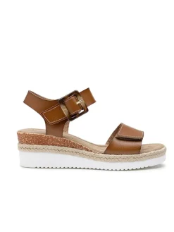 Sleehaksandalen lichtbruin
