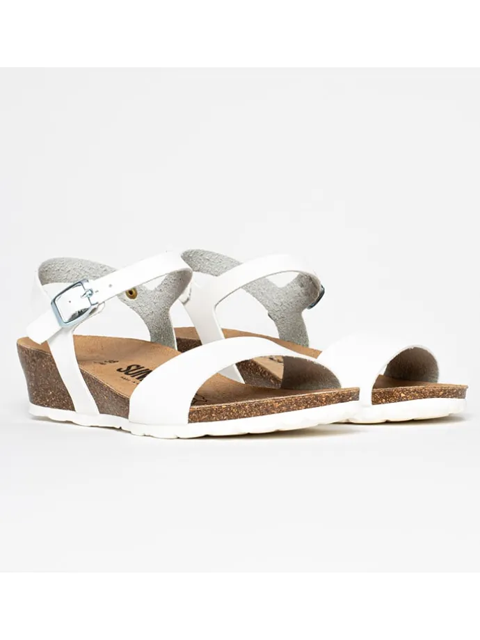 Sleehaksandalen "Mateo" wit