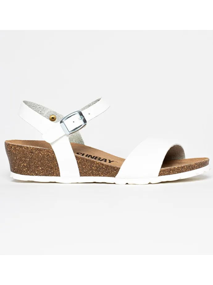 Sleehaksandalen "Mateo" wit