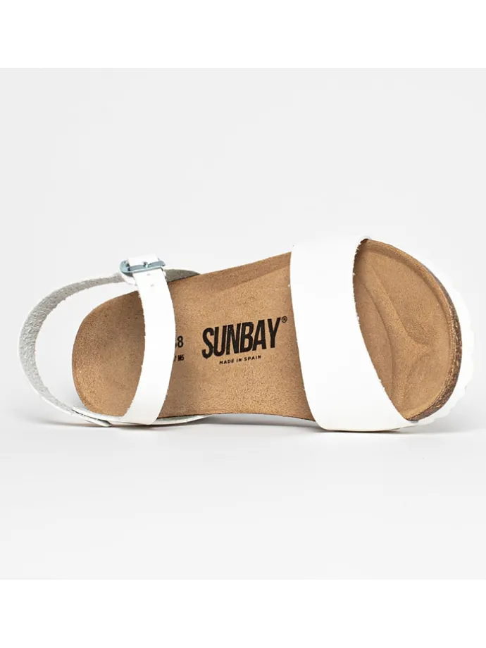 Sleehaksandalen "Mateo" wit