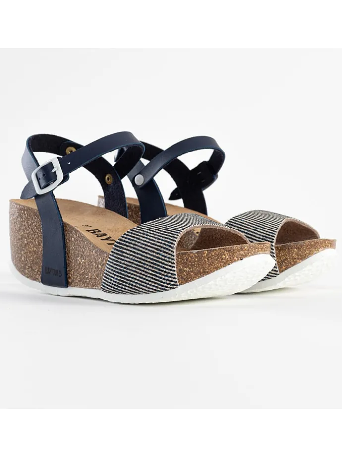 Sleehaksandalen "Maya" donkerblauw