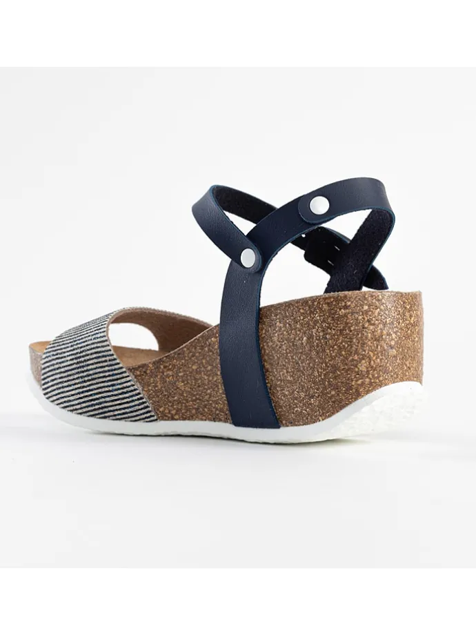 Sleehaksandalen "Maya" donkerblauw