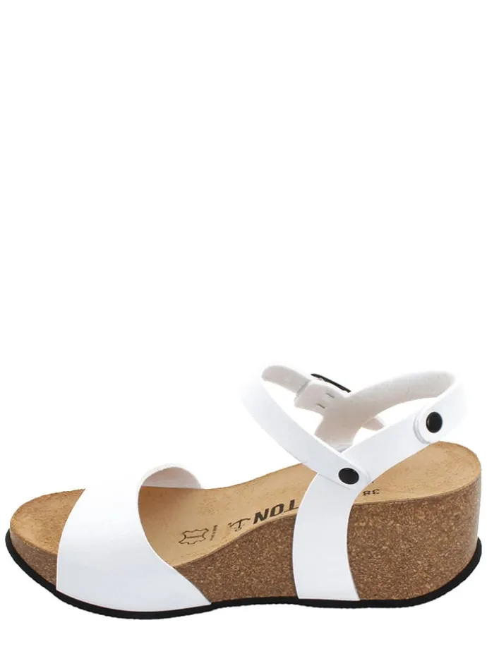 Sleehaksandalen "Maya" wit