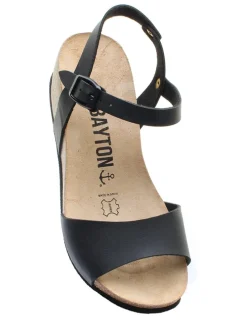 Sleehaksandalen "Mayba" zwart