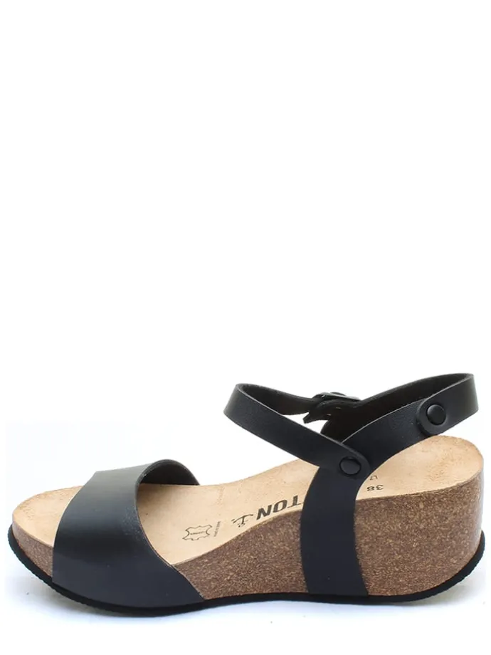 Sleehaksandalen "Mayba" zwart