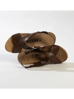 Sleehaksandalen "Melbourne" bruin
