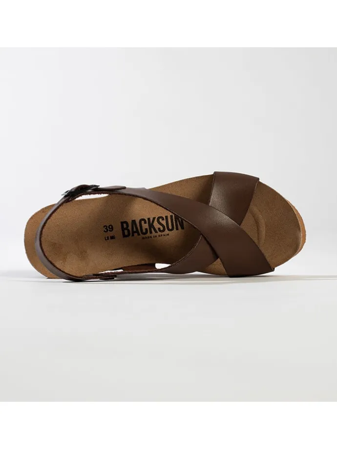 Sleehaksandalen "Melbourne" bruin