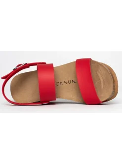 Sleehaksandalen rood