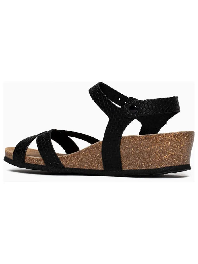 Sleehaksandalen "Semi-Compensees" zwart