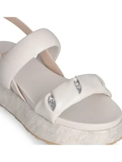 Sleehaksandalen wit