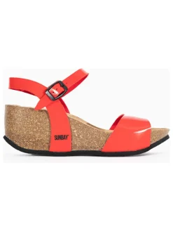Sleehaksandalen "Yucca" rood