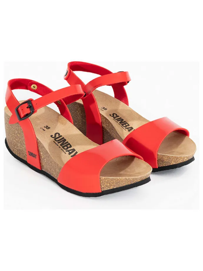 Sleehaksandalen "Yucca" rood