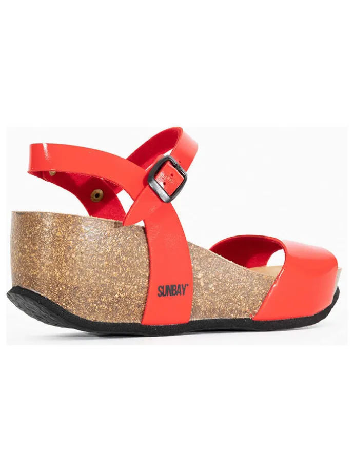 Sleehaksandalen "Yucca" rood