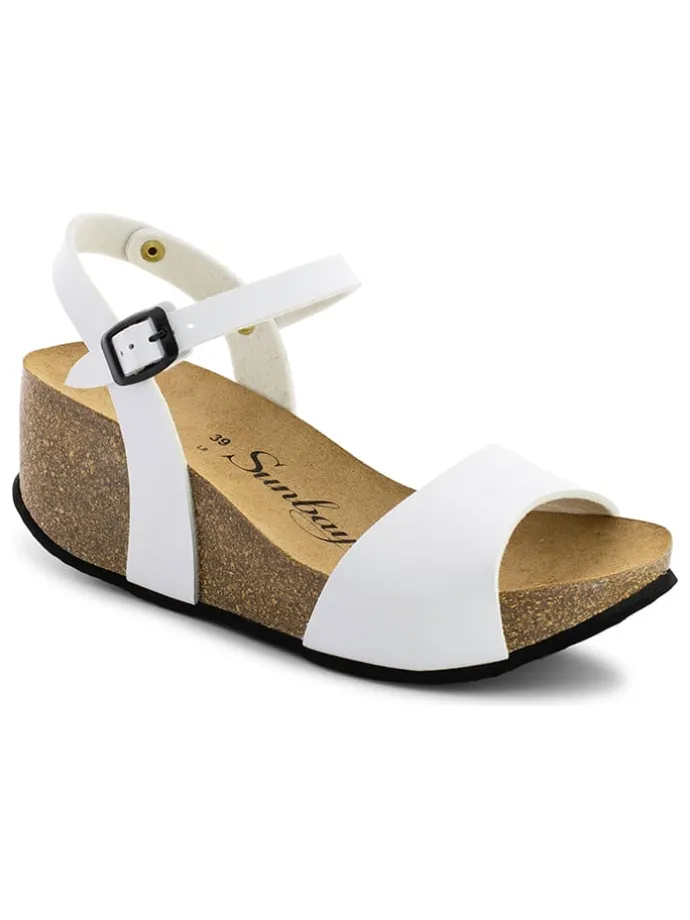 Sleehaksandalen "Yucca" wit