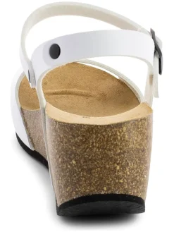 Sleehaksandalen "Yucca" wit