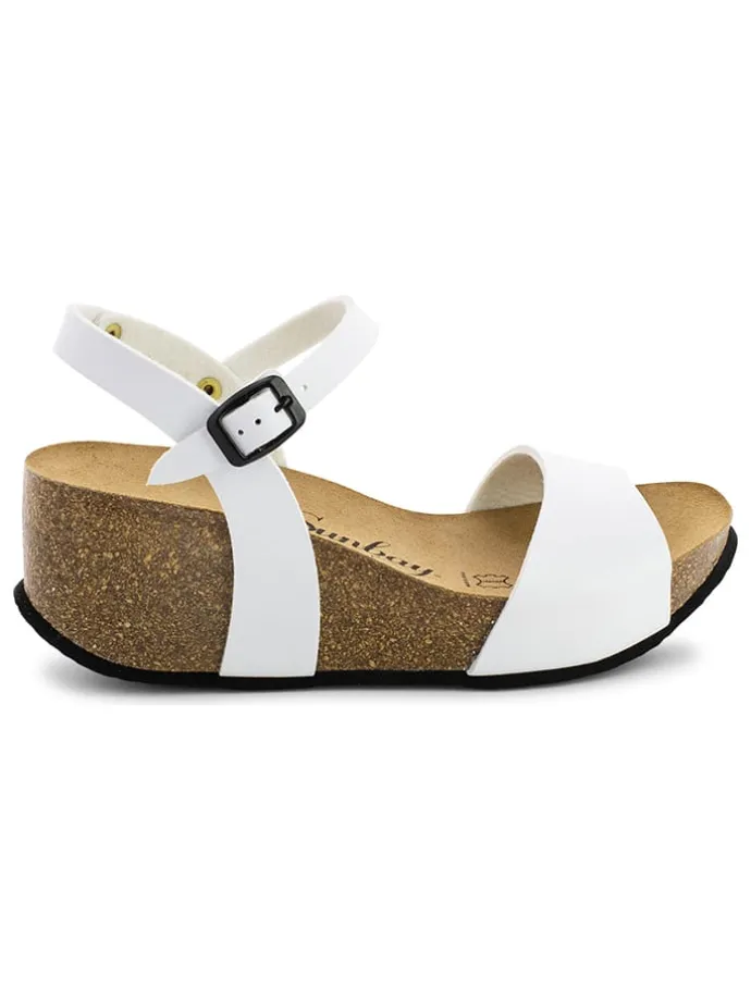 Sleehaksandalen "Yucca" wit