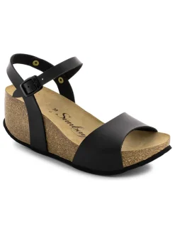 Sleehaksandalen "Yucca" zwart