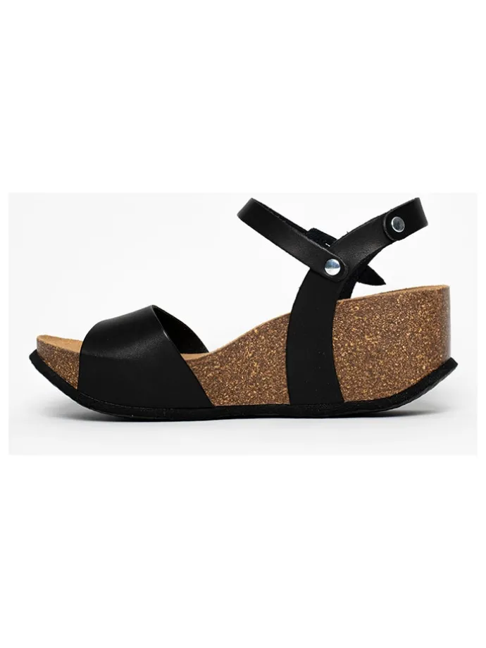 Sleehaksandalen "Yucca" zwart