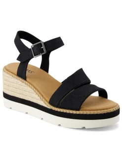 Sleehaksandalen zwart