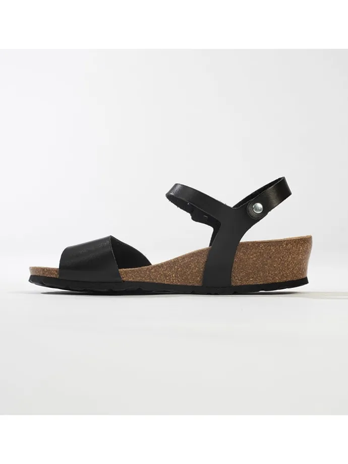 Sleehaksandalen zwart