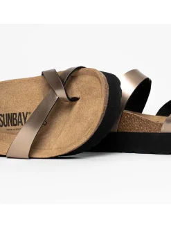 Sleehakslippers "Acheron" goudkleurig
