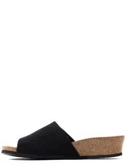 Sleehakslippers "Juarez" zwart