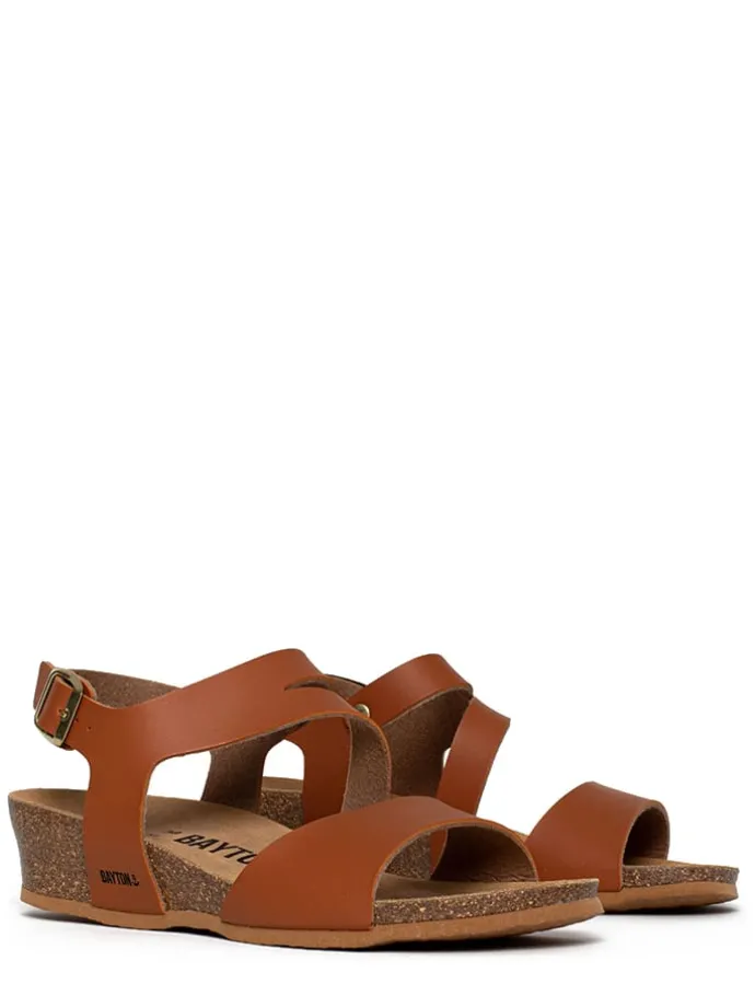 Sleehakslippers "Reus" lichtbruin