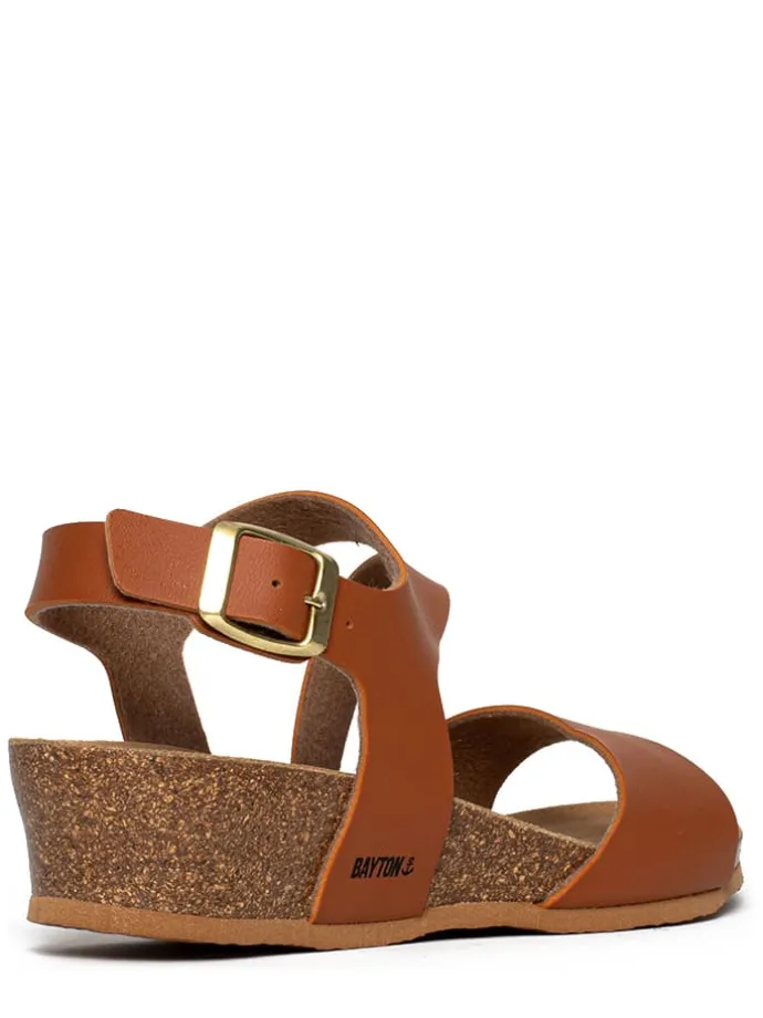Sleehakslippers "Reus" lichtbruin