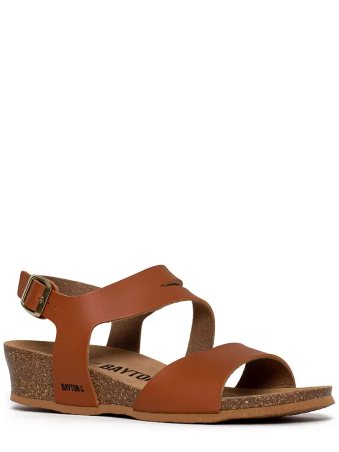 Sleehakslippers "Reus" lichtbruin