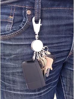 Sleutelhanger zilverkleurig