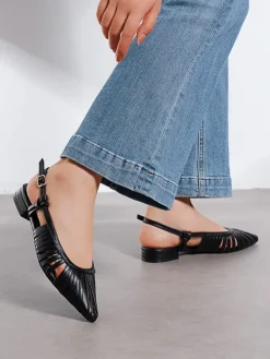 Slingballerina's zwart